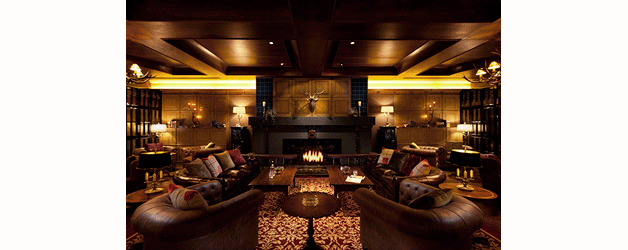 Macallan Whiskey Bar | Fireplace
